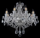 Traditional Crystal Chandeliers EL110801PB  - silver  