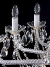 Křišťálový lustr broušený L021CE - detail svíčky 