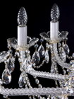 Křišťálový lustr broušený L021CE - detail svíčky Křišťálový lustr broušený L021CE - detail svíčky