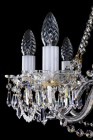 Křišťálový lustr broušený L028CE  - detail svíčky 