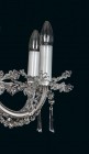 Moderní křišťálový lustr EL210831  - detail svíčky