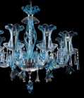 Crystal blue chandelier EL4188303-3TN - detail