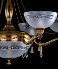  Brass chandelier L16134 - detail 