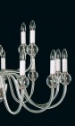 Clear Glass Chandelier  EL4301800 - candle detail