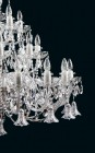Křišťálový luxusní lustr EL1022822 - detail svíčky 