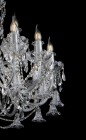 Křišťálový luxusní lustr EL10228322PB - detail svíčky 