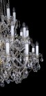 Chandelier crystal L16413CE - candle detail