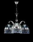 Brass chandelier with trimmings  L330CE - silver 