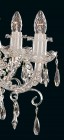 Tradiční křišťálový lustr EL140902 - detail svíčky 