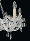 CHANDELIER CRYSTAL EL415602 - candle detail