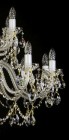 Tradiční křišťálový lustr L09019CE - detail svíčky 