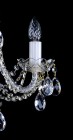 Tradiční křišťálový lustr L124CL - detail svíčky 