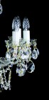 Tradiční křišťálový lustr L140CE - detail svíčky