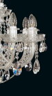 Tradiční křišťálový lustr EL1022802 - detail svíčky 