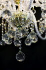 Lámpara de araña de cristal EL1228+807PB - detalle
