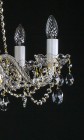 Tradiční křišťálový lustr L082CL - detail svíčky 