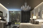  Bedroom Crystal Chandeliers EL1168+402PB