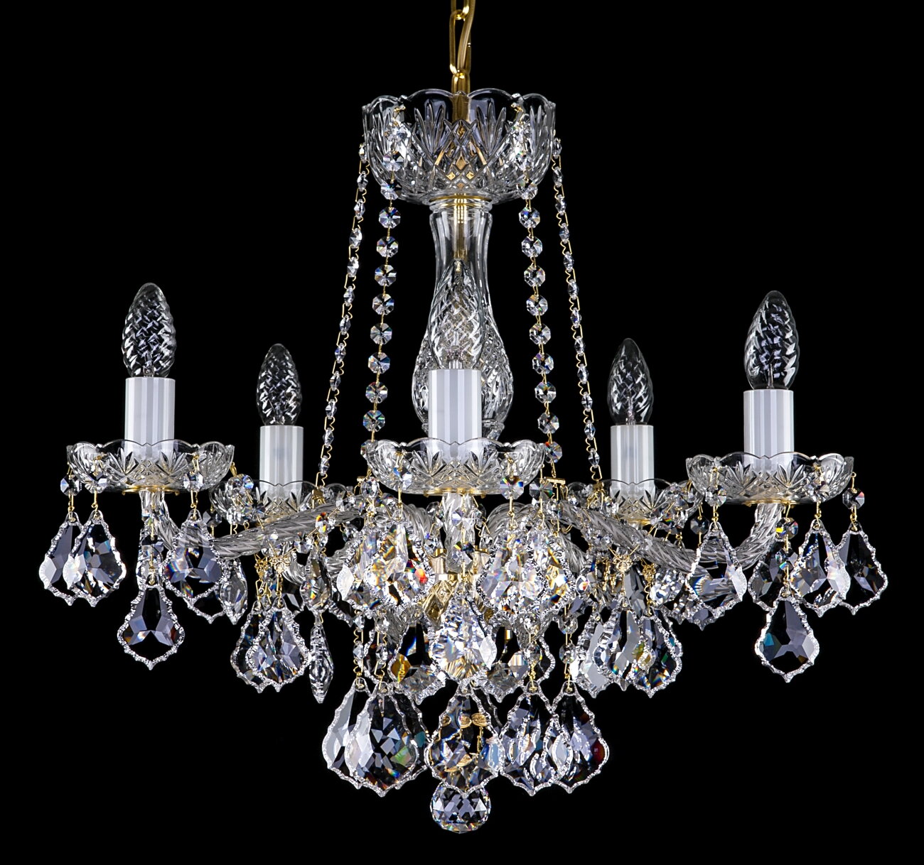 Cut glass crystal chandelier L16045CE