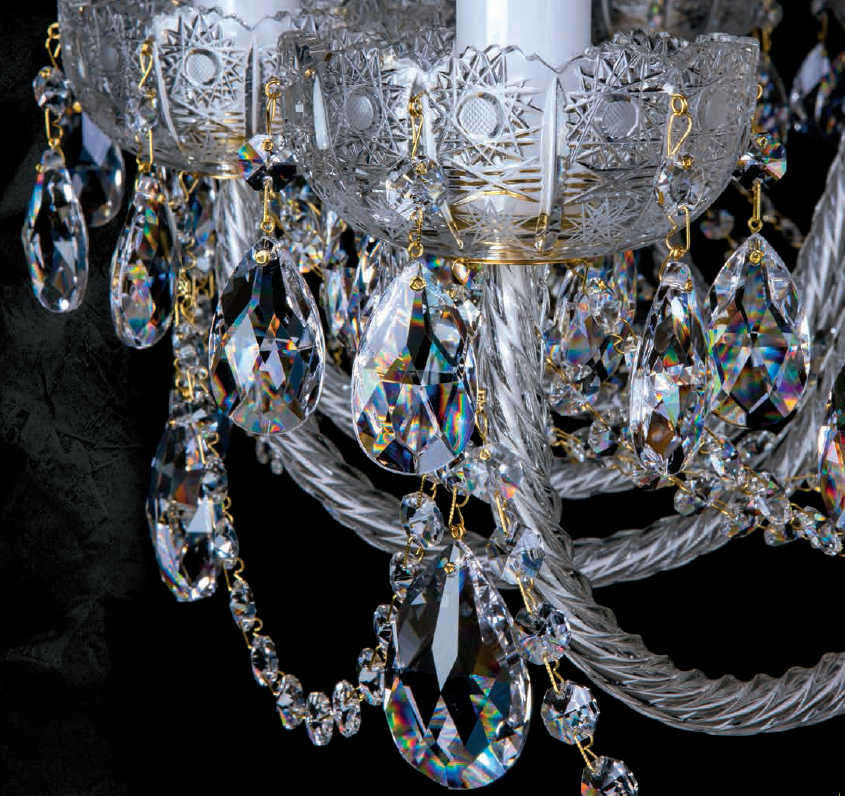 Chandelier cut crystal L035CLN