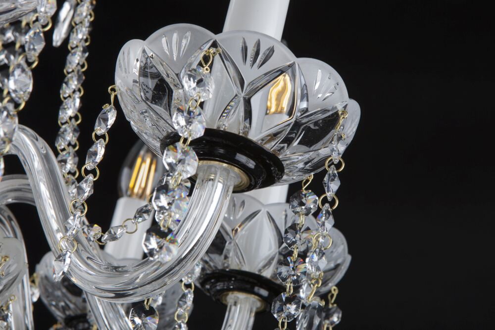 Cut glass crystal chandelier EL204801MAT