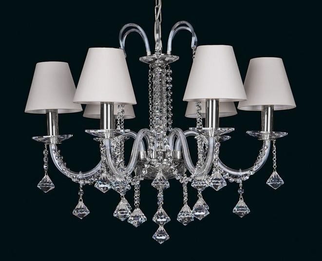 Chandelier With Shades El210607 Chandelier With Shades El210607, Crystal Chandelier Glass Replacement Shades