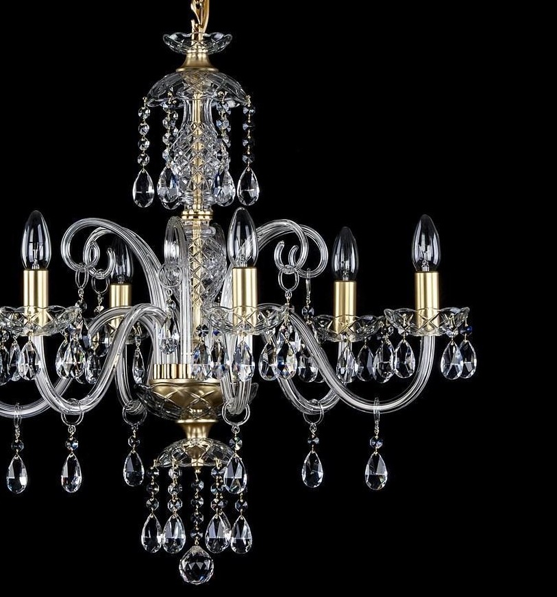 Modern Crystal Chandelier Atch06, Crystal Real Candle Chandeliers Uk