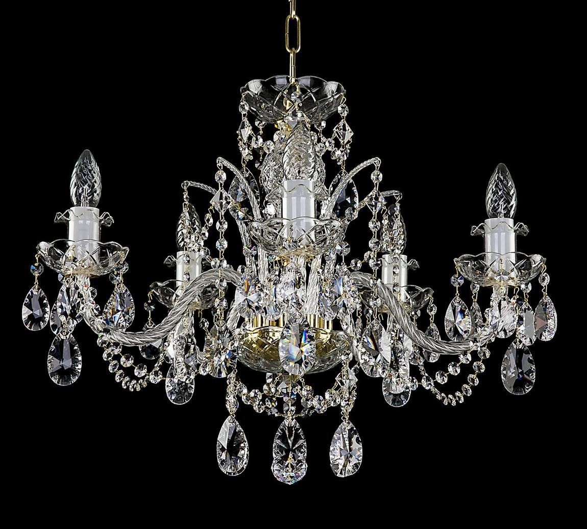 Bohemian crystal shop chandelier