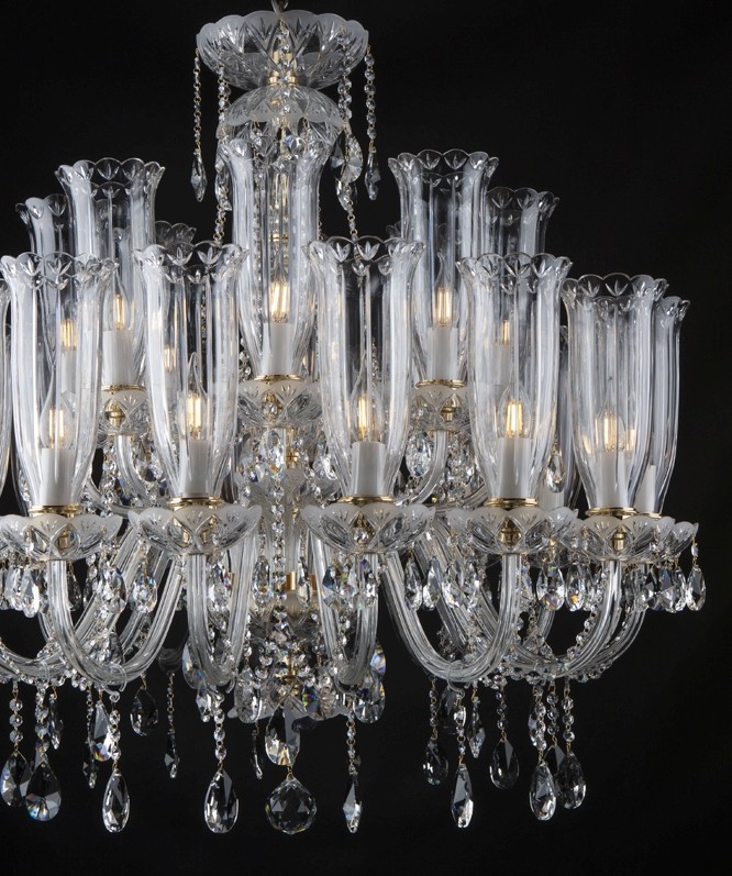 Chandelier Baccarat Style El2032402tmat, How To Clean An Antique Crystal Chandelier