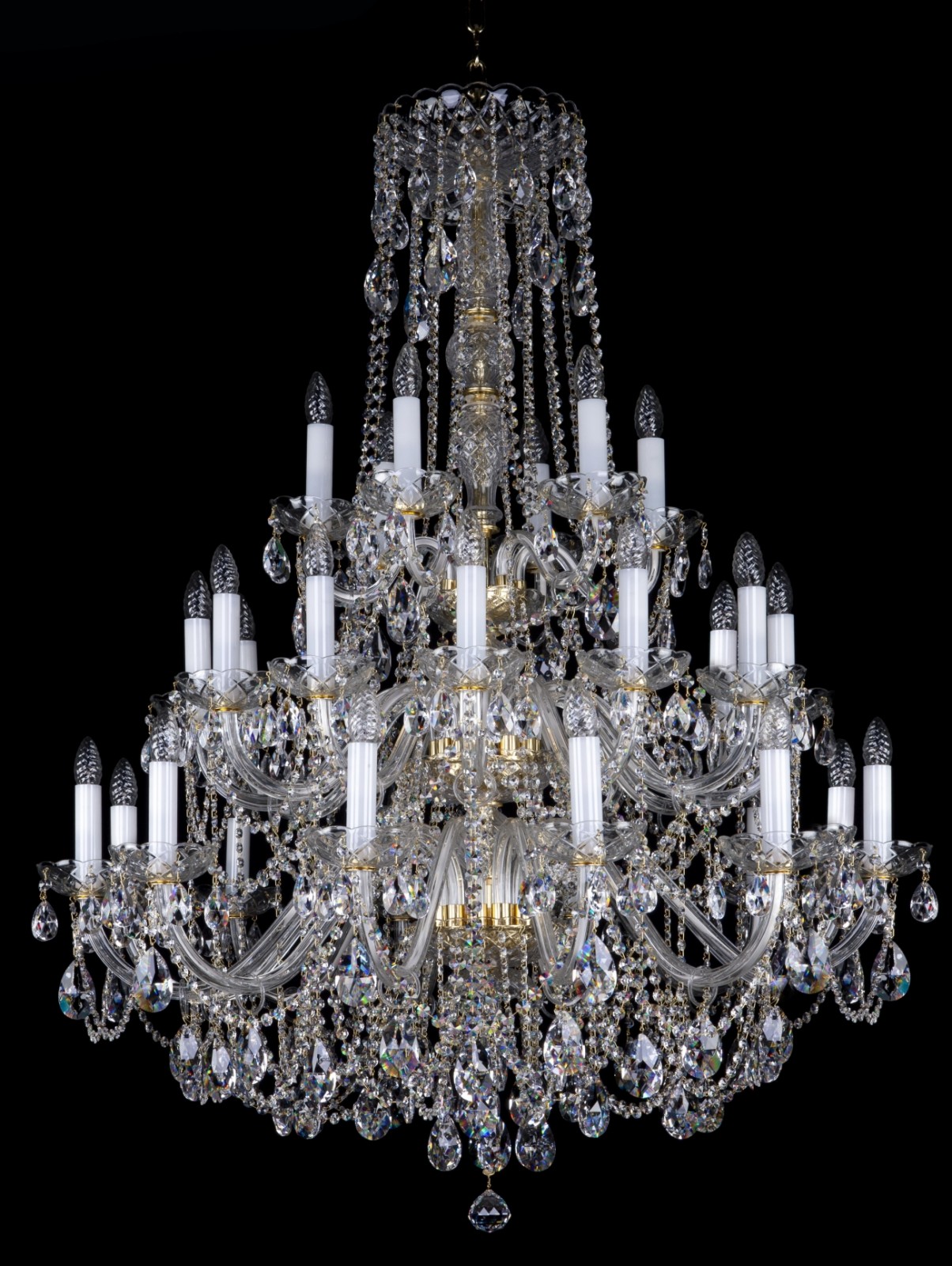 Luxury Crystal Chandelier Large L16413ce, What Is A Crystal Chandelier