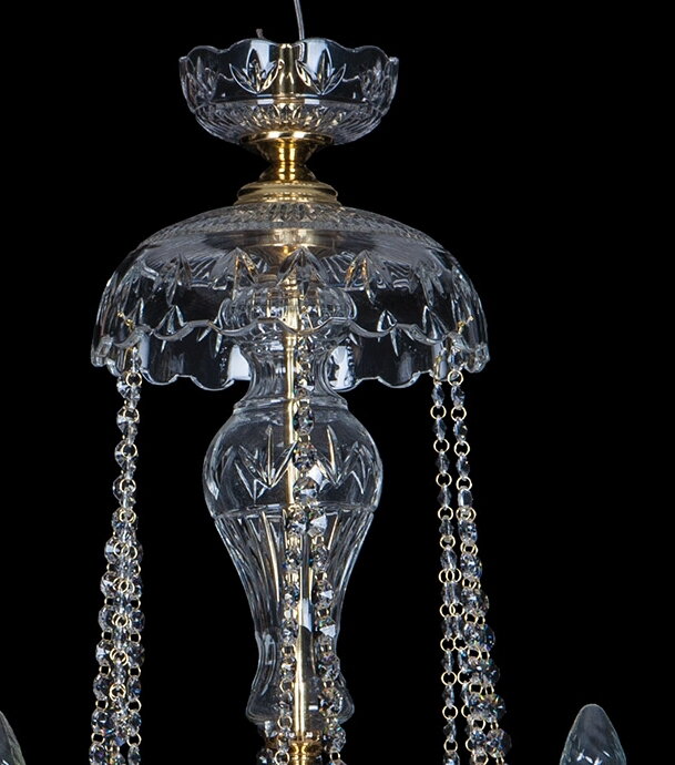 Cut glass crystal chandelier EL673619