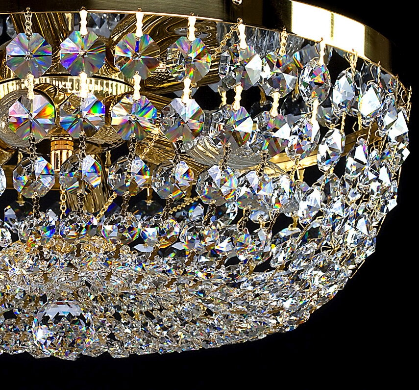 hrustalnyj potolochnyj svetilnik l207ce