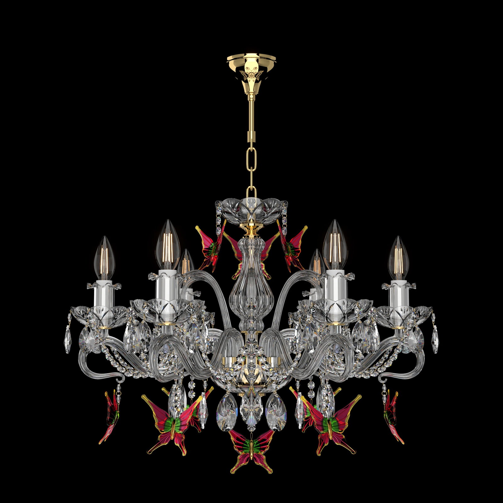 Design chandelier EL165602 butterfly