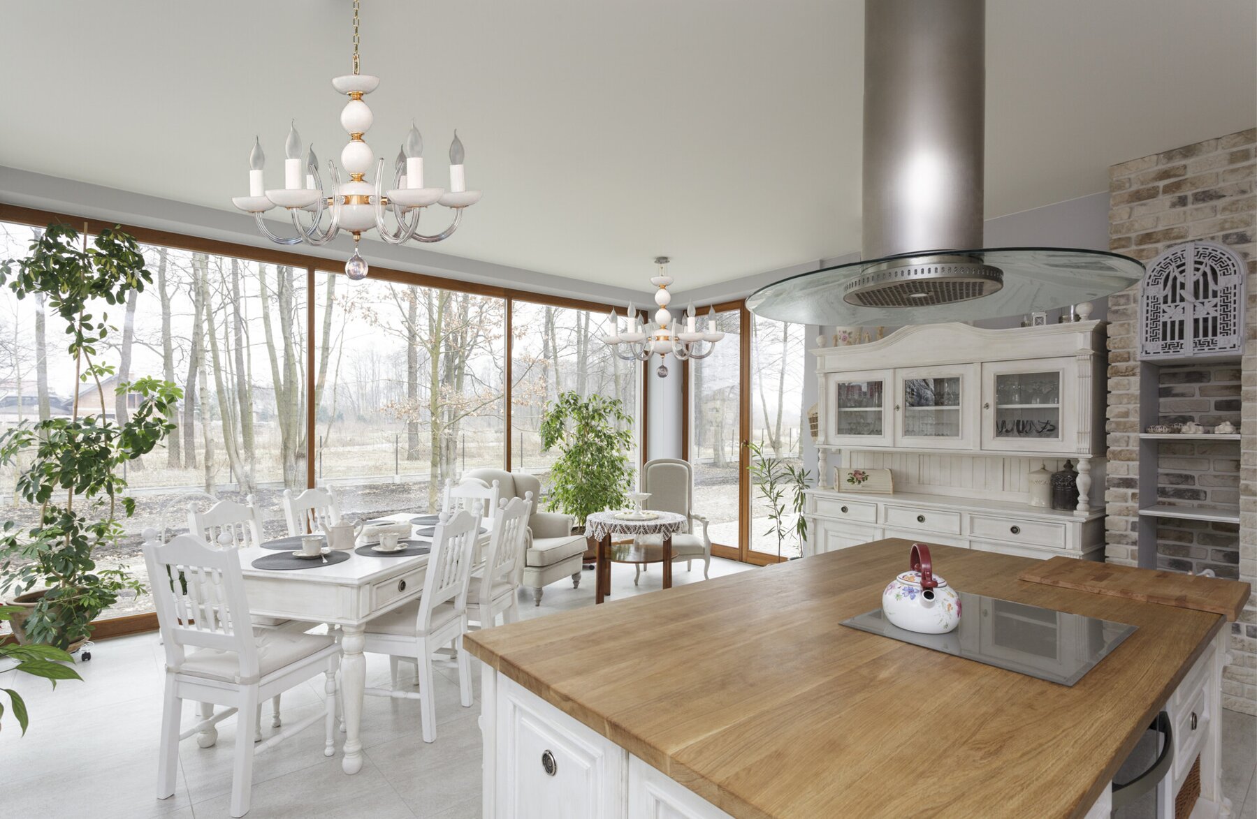 Modern chandelier for the kitchen in scandinavian style EL422600