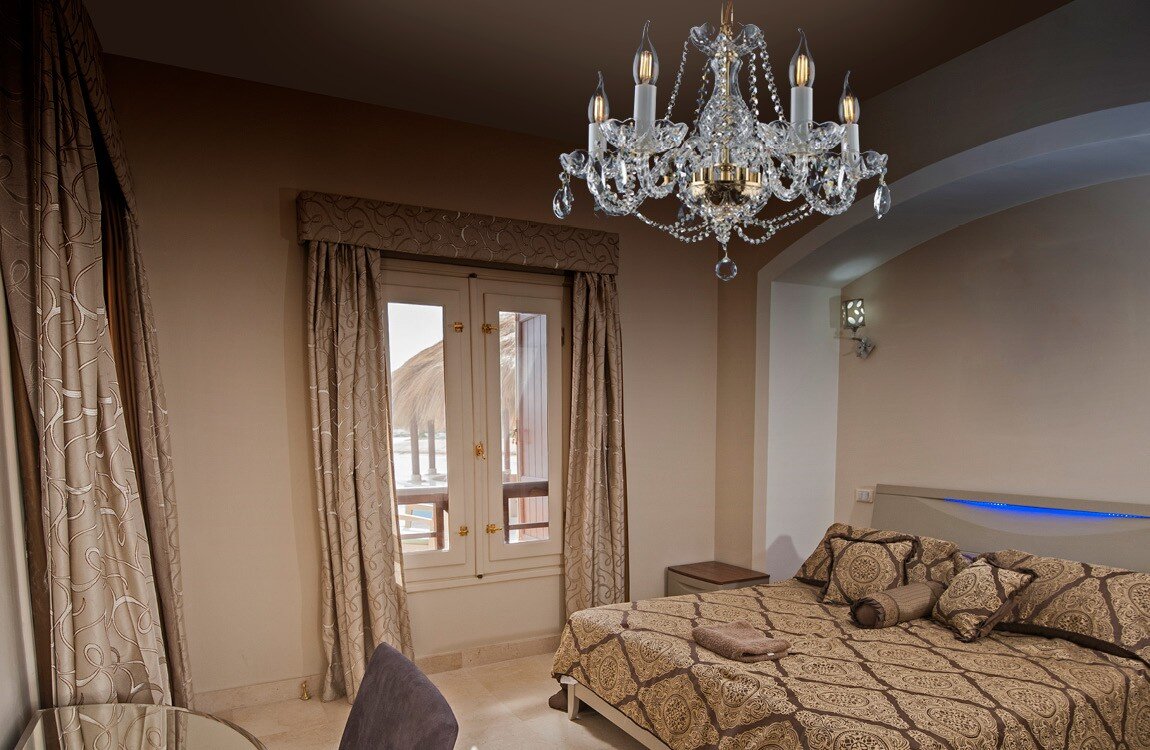 Bedroom in country style crystal chandelier EL1325021PB