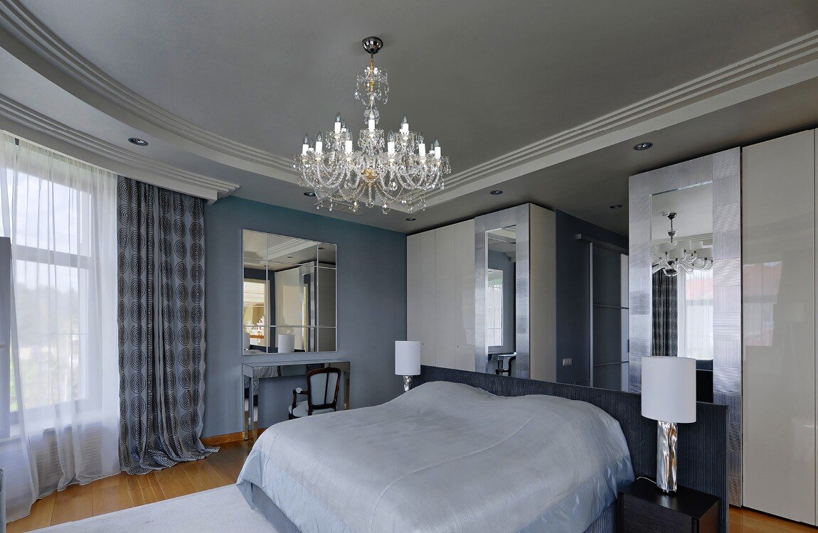 Cut chandelier for bedroom in provance style EL6211819