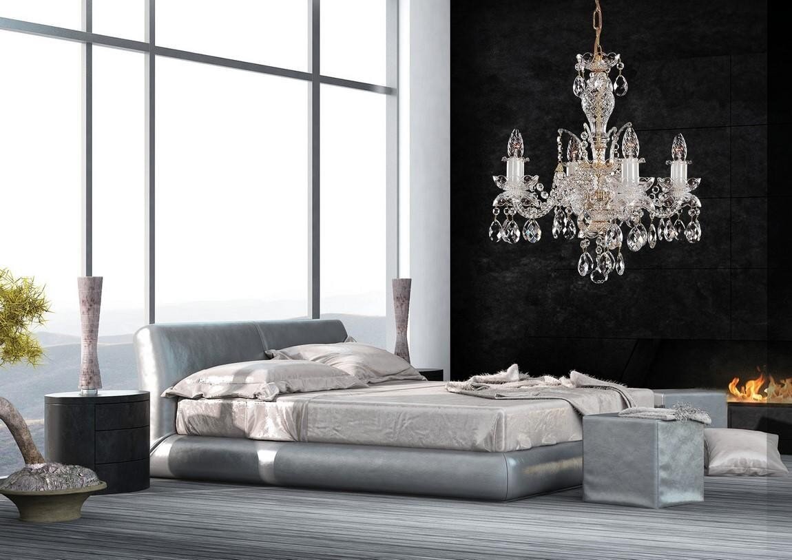 Bedroom in industrial style crystal chandelier EL110440
