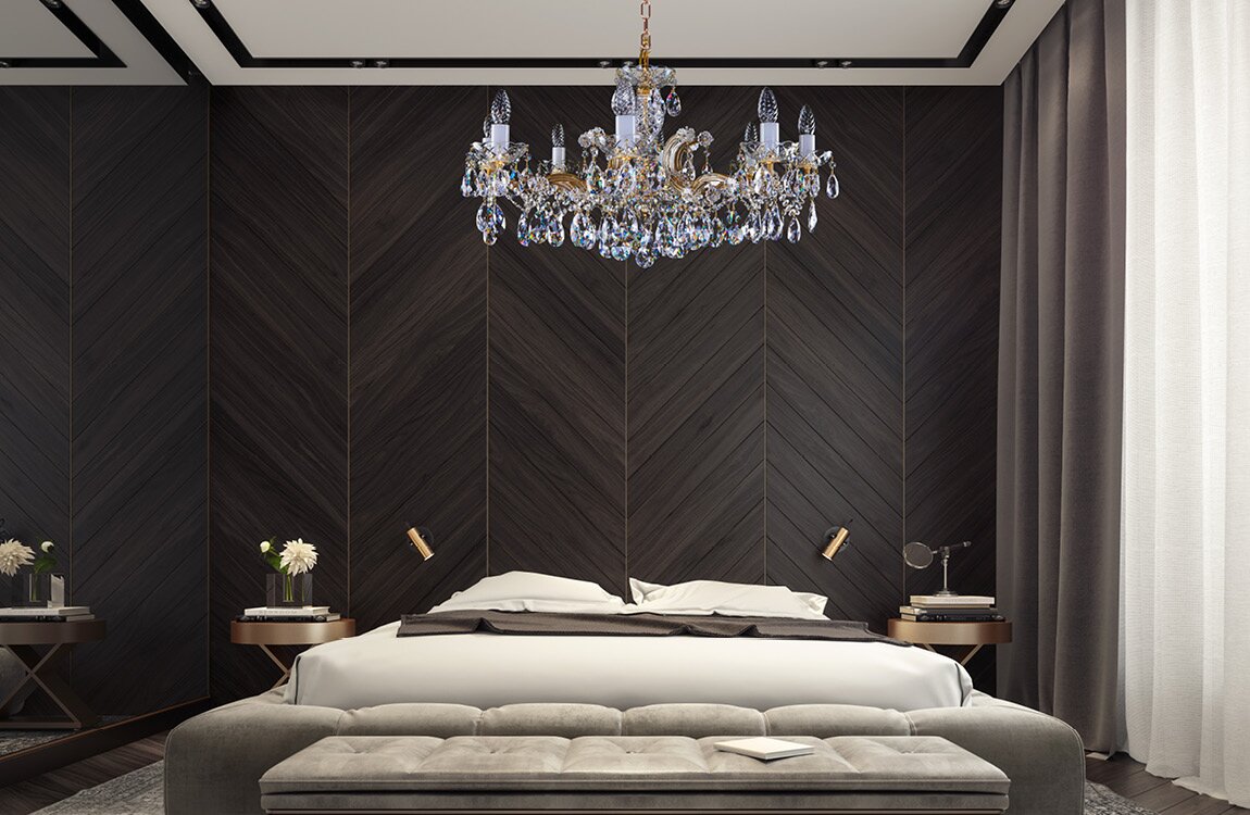 Bedroom Chandeliers and Ceiling Lights L428CE
