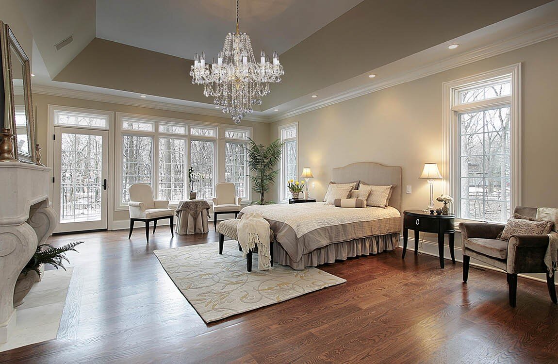 Bedroom in country style crystal chandelier LA014CE