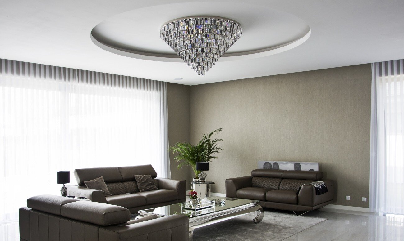 Moderní skleněné svítidlo do obývacího pokoje v moderním stylu  LWP024150201