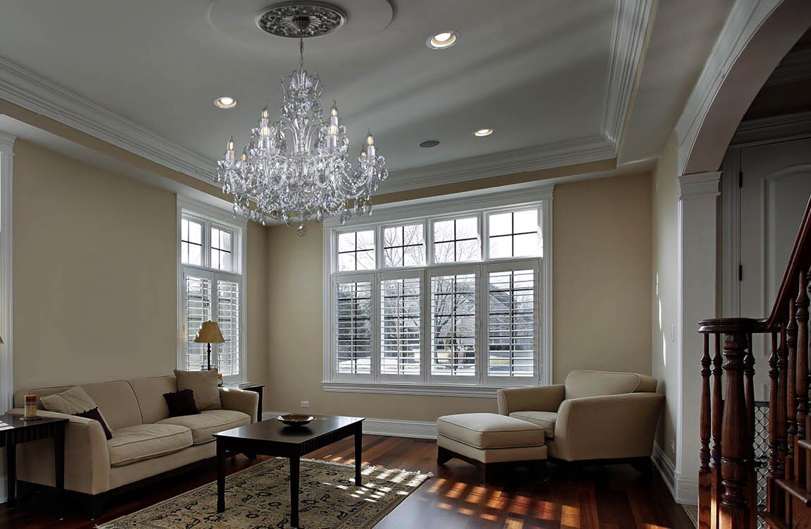 Modern crystal chandelier for living room EL1028+401SHPB