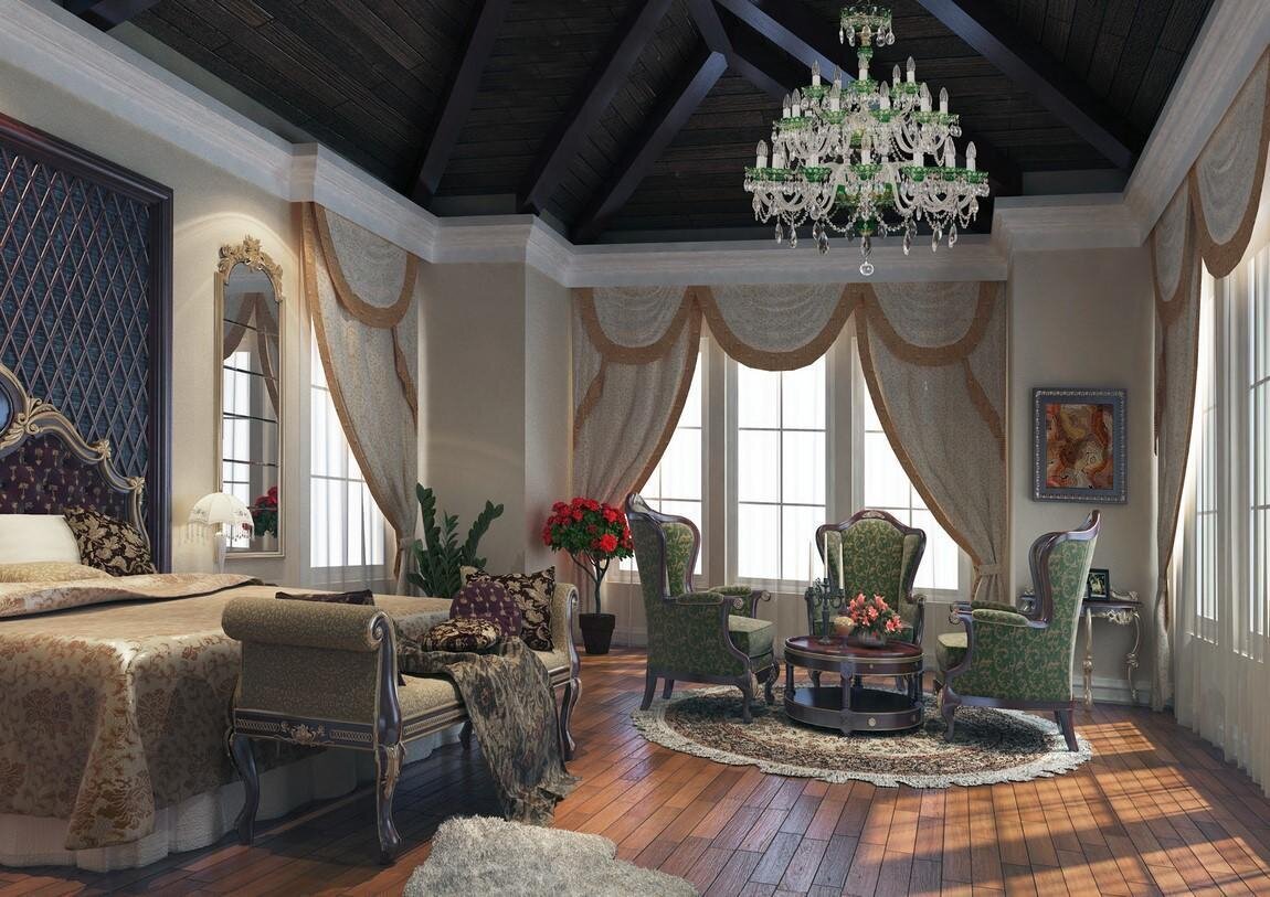 Crystal chandelier for castle living room in chateau style EL6203015