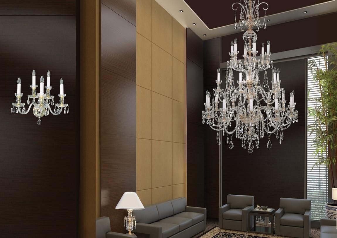 Living room crystal chandeliers in urban style EL6702401
