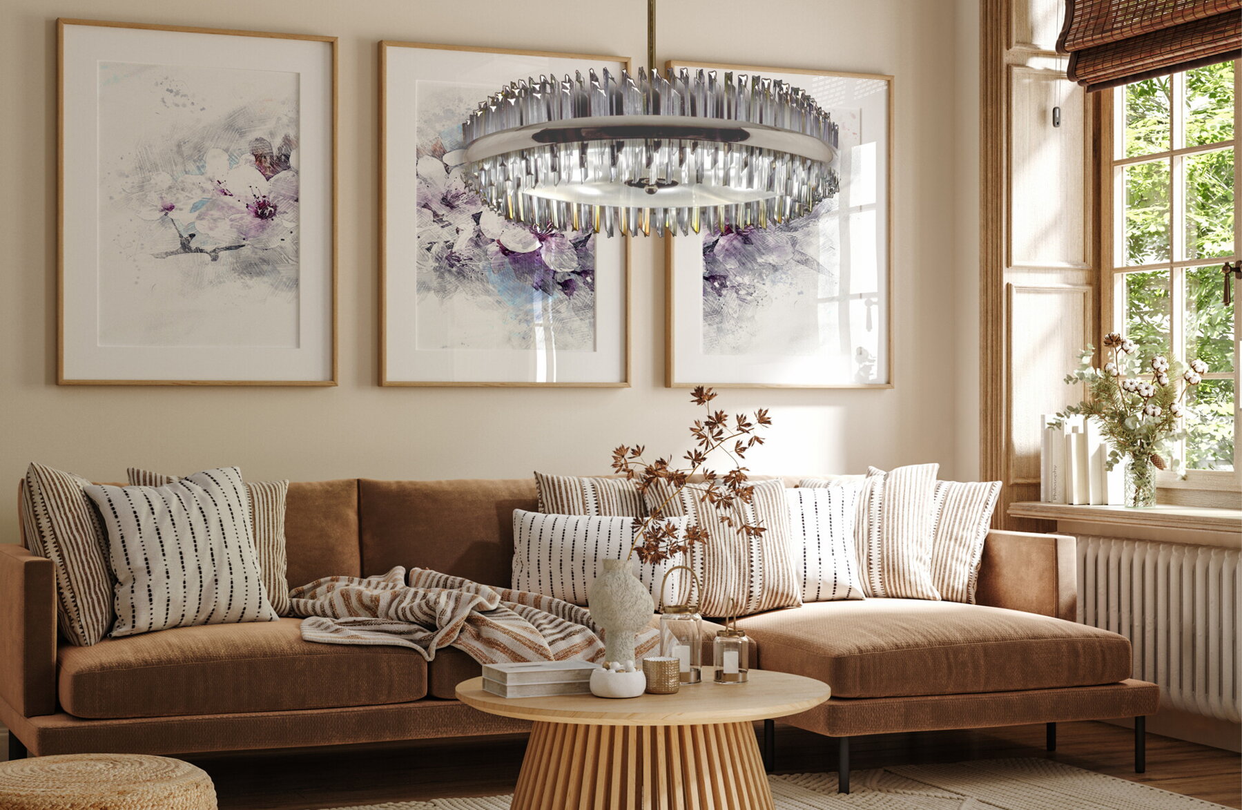 Living Room Crystal Chandelier ELH002