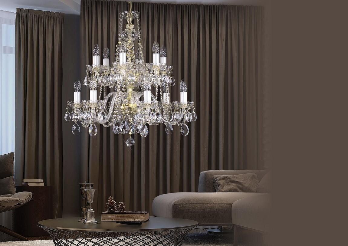 Living room crystal chandeliers in urban style L121CE