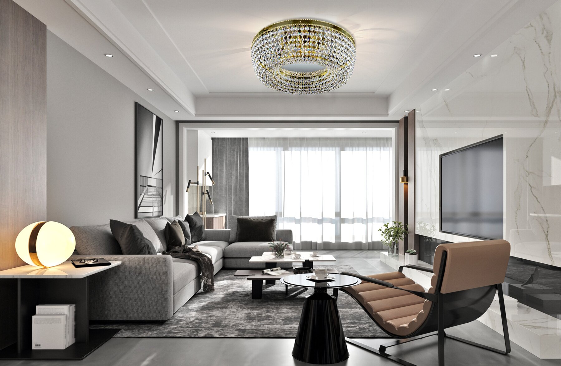 Living room ceiling light in modern style L226CE