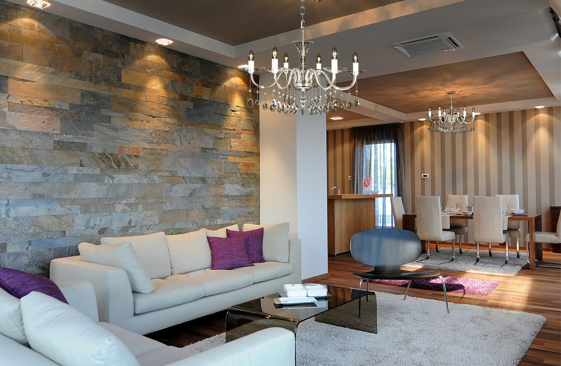 Crystal chandelier for modern living room in scandinavian style LB40500658P505