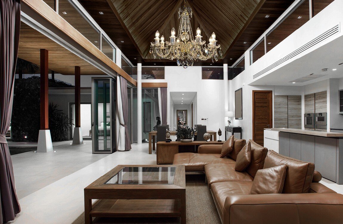 Living room crystal chandelier in industrial style LW142082100G