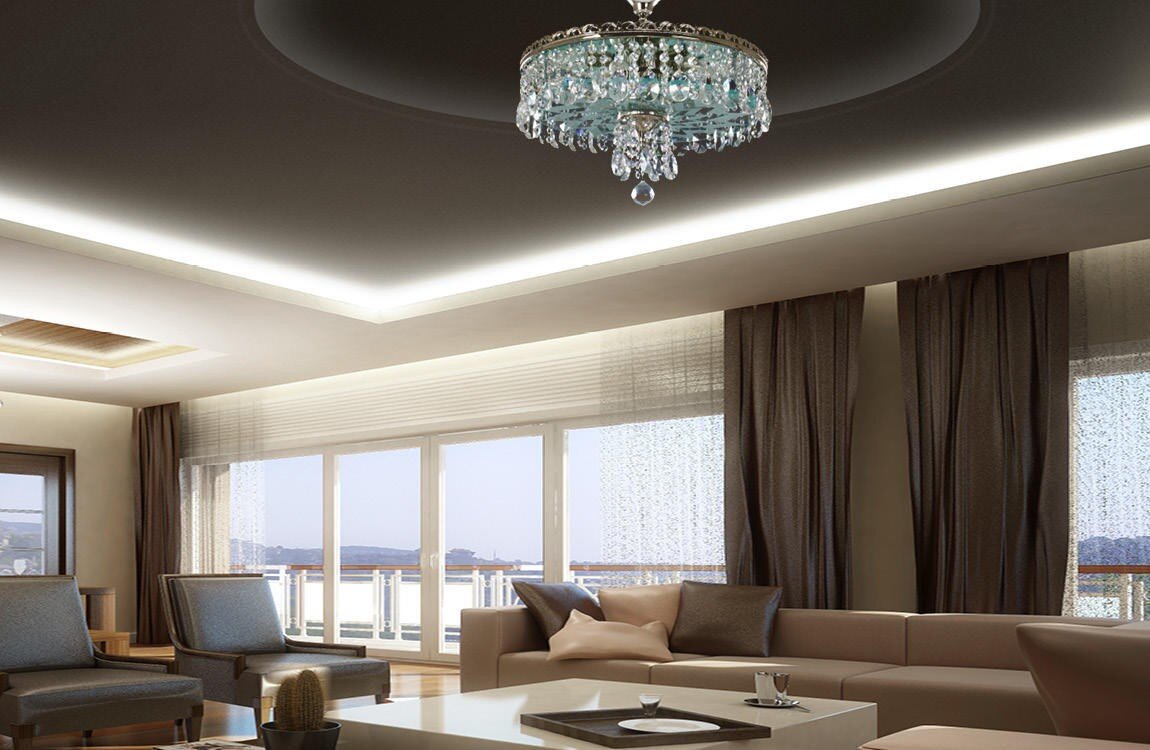 Living room in provance style crystal chandelier EL707602