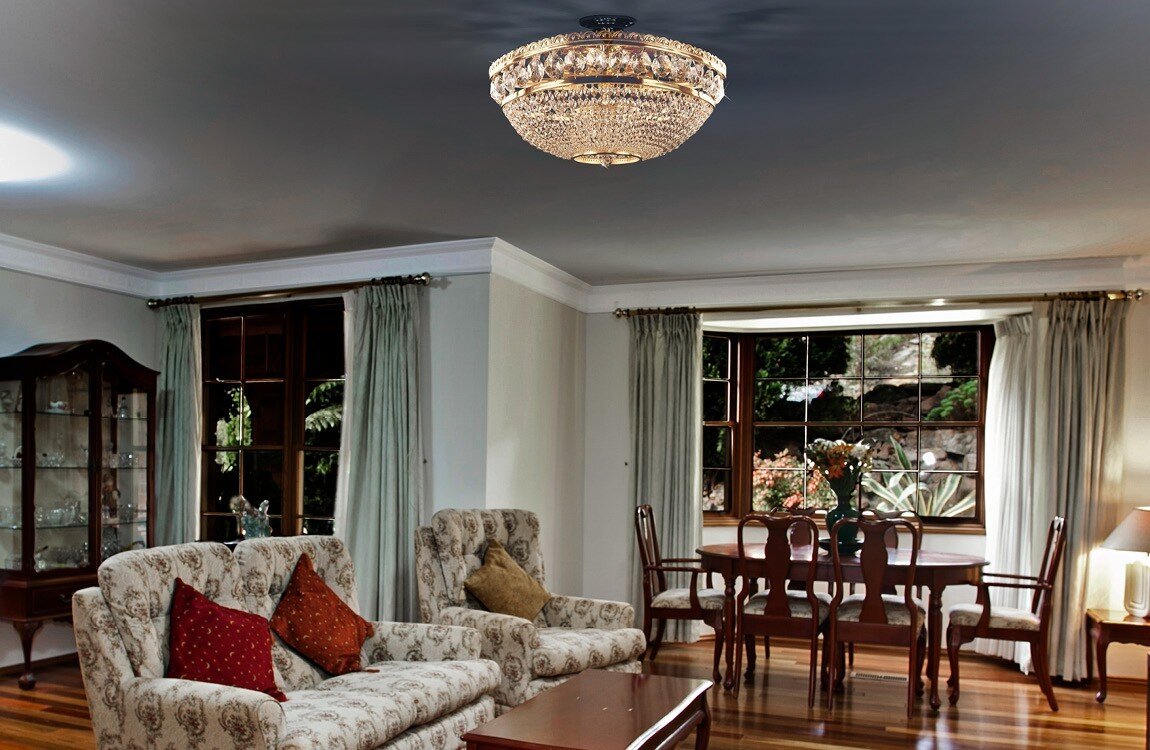 Living room in country style crystal chandelier TX306400009