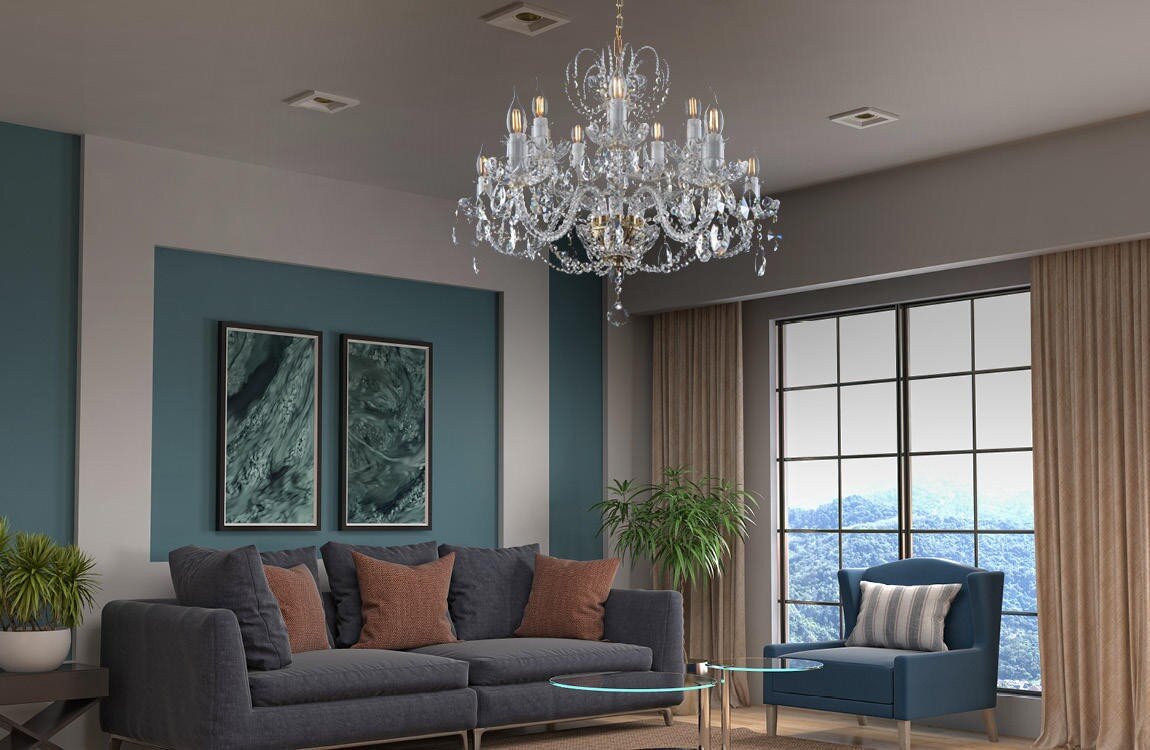 Modern crystal chandelier for living room in provance style EL1201002PB